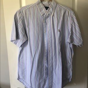 Medium Stripped Ralph Lauren Short Sleeve Buttonup